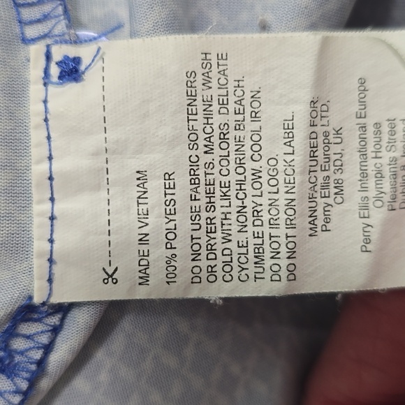 Callaway Opti-Dri Men's XXL Blue Polo Shirt Geometric - Picture 7 of 7